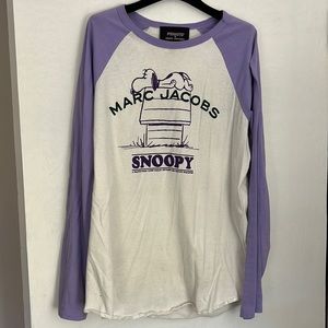 Marc Jacobs peanuts baseball tee